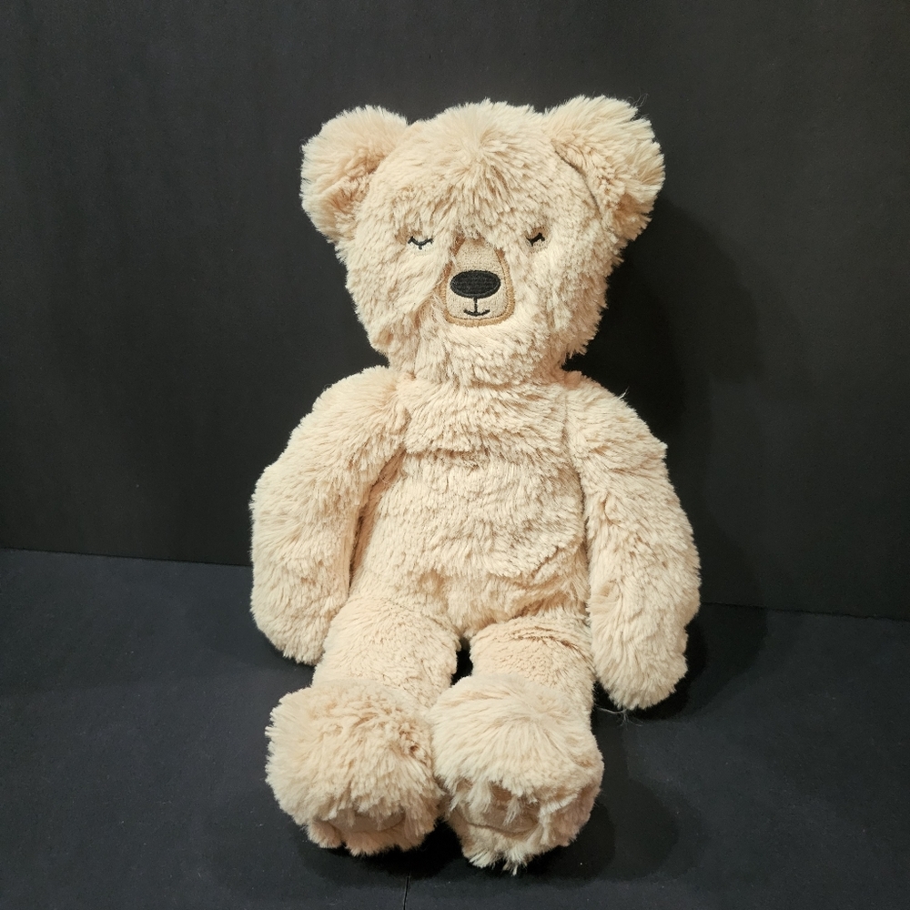 Slumberkins Honey Bear Kin Plush 14” Brown Tan Lovey Teddy Stuffed Animal EUC